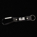 Black Carabiner Key Chain
