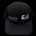 242 Black Fitted Trucker Hat