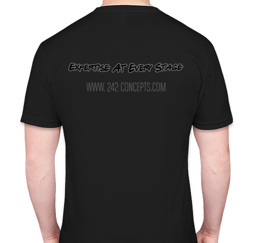 242 Black Short Sleeved T-Shirt