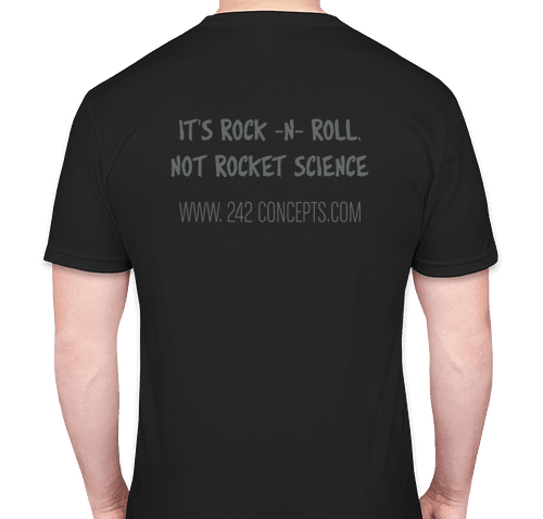 242 Black Short Sleeved T-Shirt