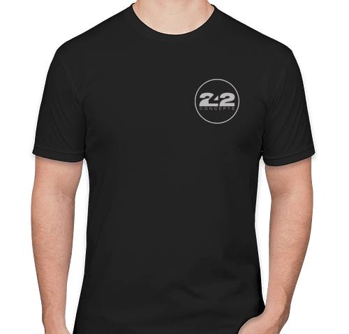 242 Black Short Sleeved T-Shirt