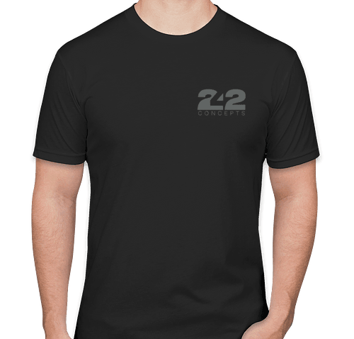 242 Black Short Sleeved T-Shirt